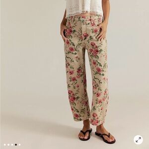 We the Free Deep Trance flower jeans